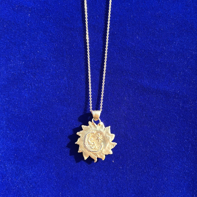 Lapis Lazuli Sun Pendant