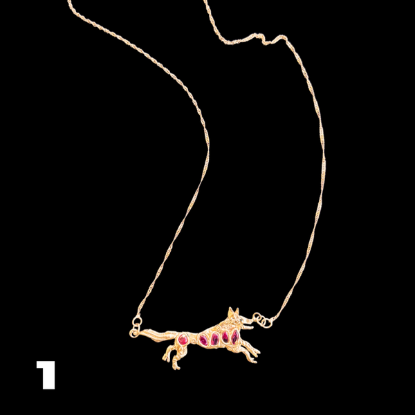 Magenta Adorned Wild Wolf