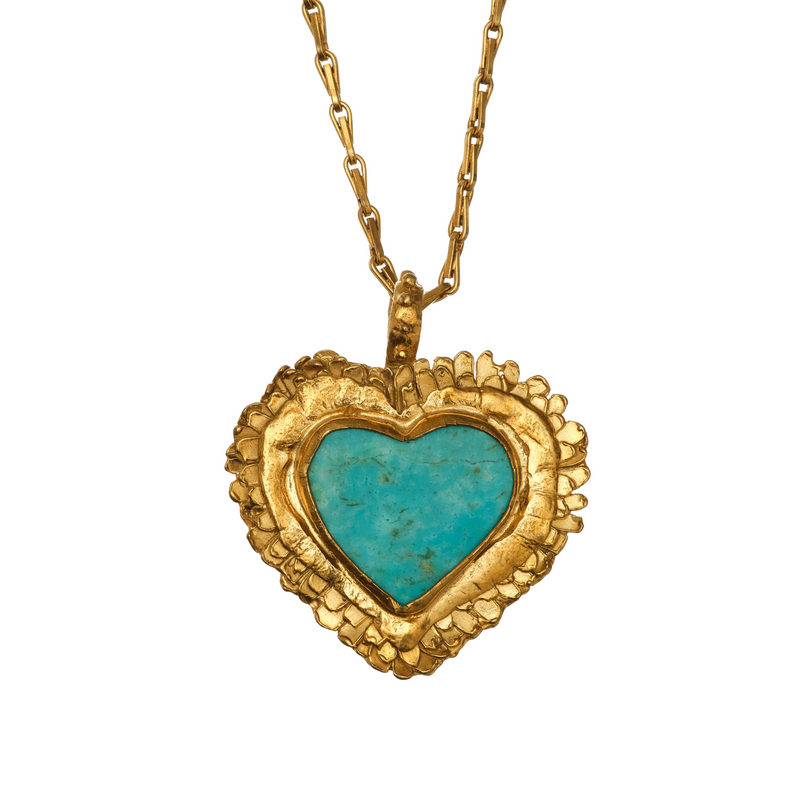 Turquoise Heart Pendant