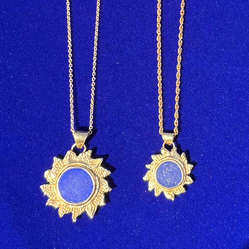 Lapis Lazuli Sun Pendant