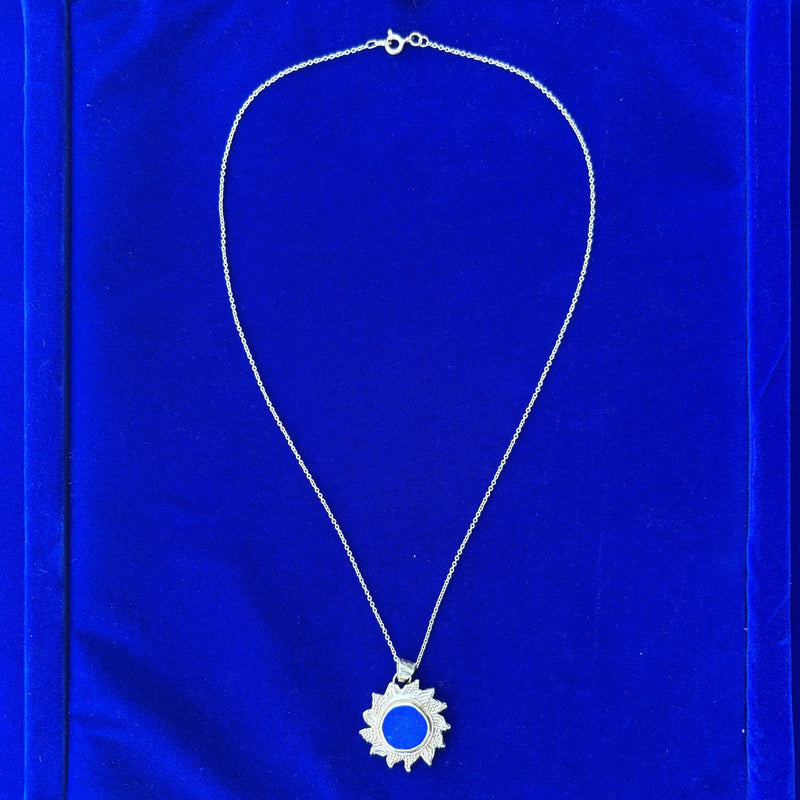 Lapis Lazuli Sun Pendant
