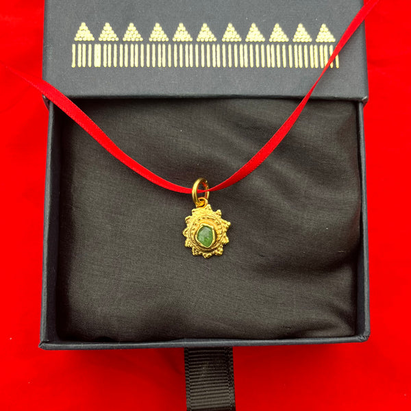 Tsavorite Star Charm