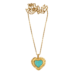 Turquoise Heart Pendant