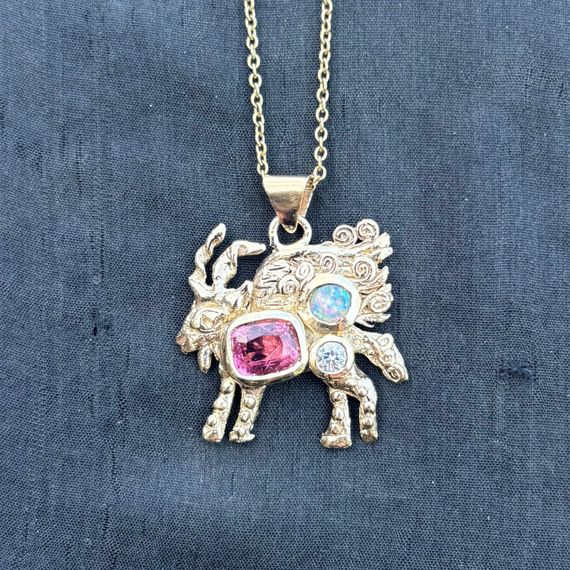 Winged Daddy Goat Talisman