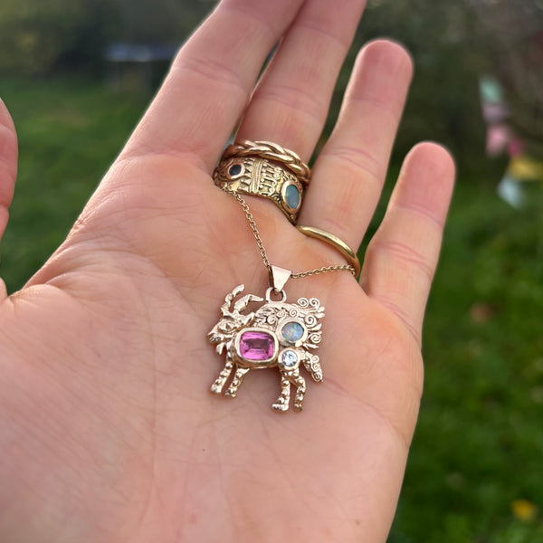 Winged Daddy Goat Talisman