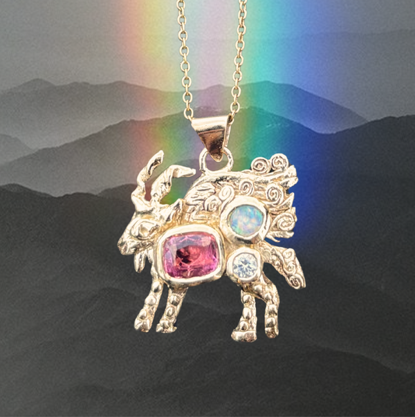 Winged Daddy Goat Talisman