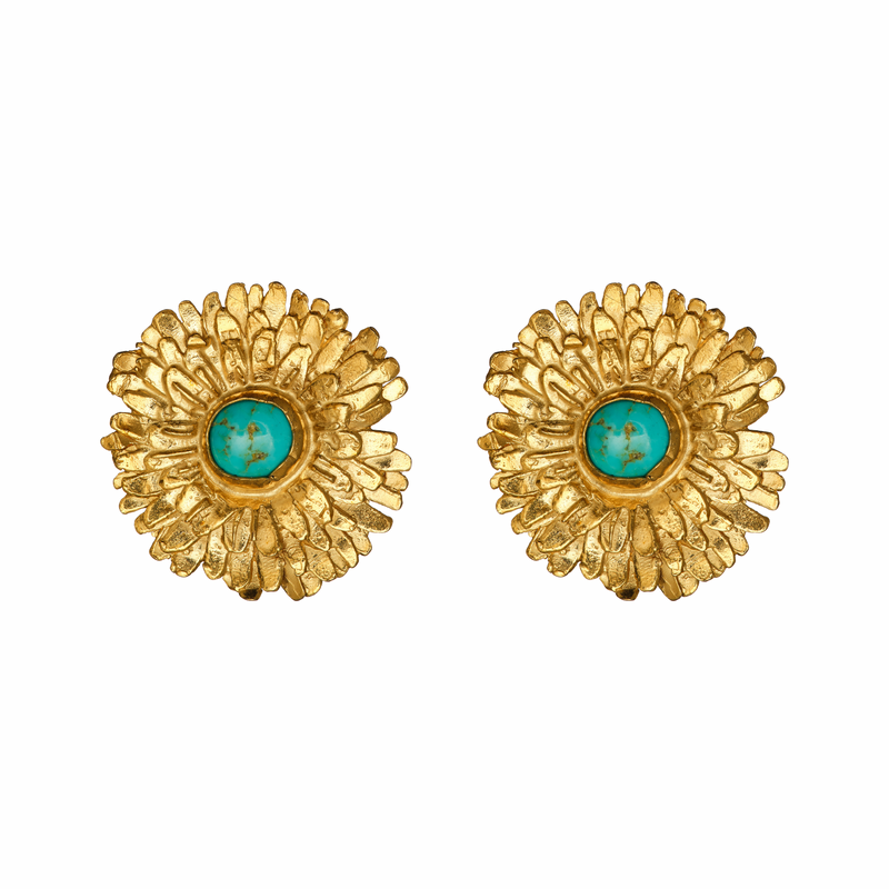 Turquoise Blossom Earrings