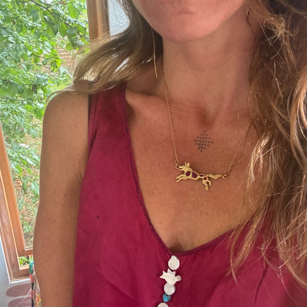 Wild Wolf Talisman with Pink 🐺 💕