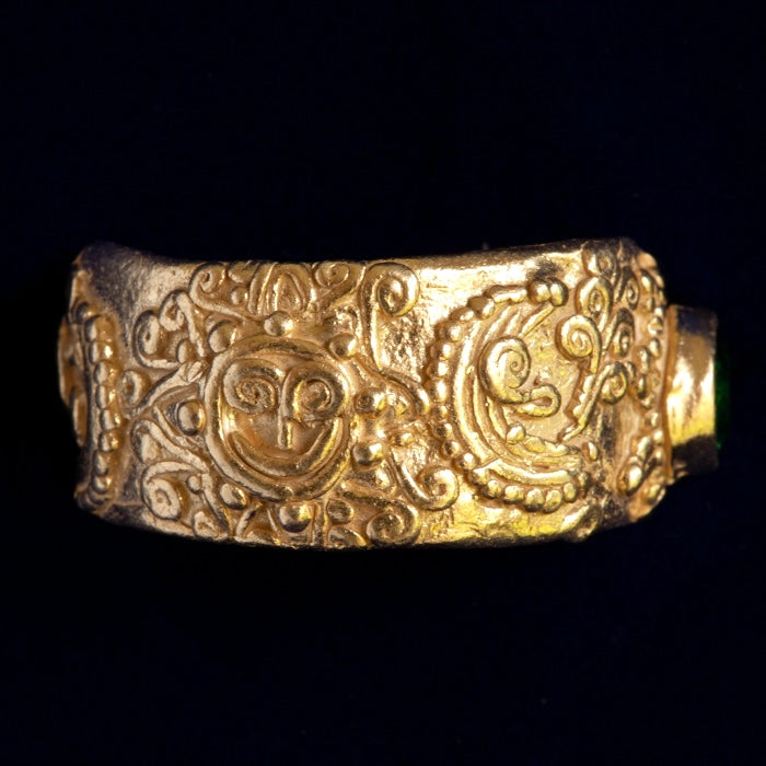 Cosmos Ring SAMPLE // LAB MADE DEEP BLUE SAPPHIRE // SIZE O