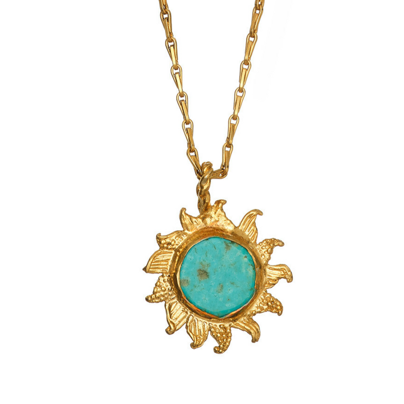 Turquoise Cosmos Pendant