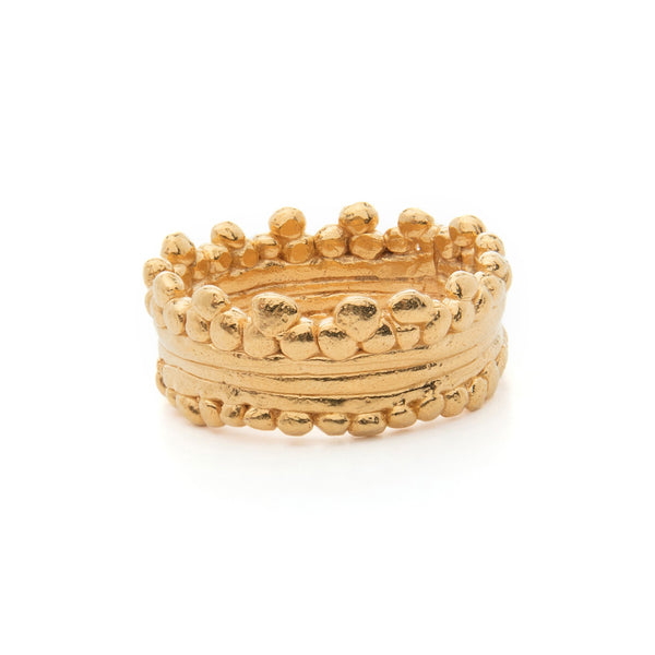 Gold textural talisman jewellery. Loren Lewis cole Jewellery. Bohemian ring, STACKING RING,  alternative bridal band, bohemian gold ring. Meaningful jewellery for powerful women. 