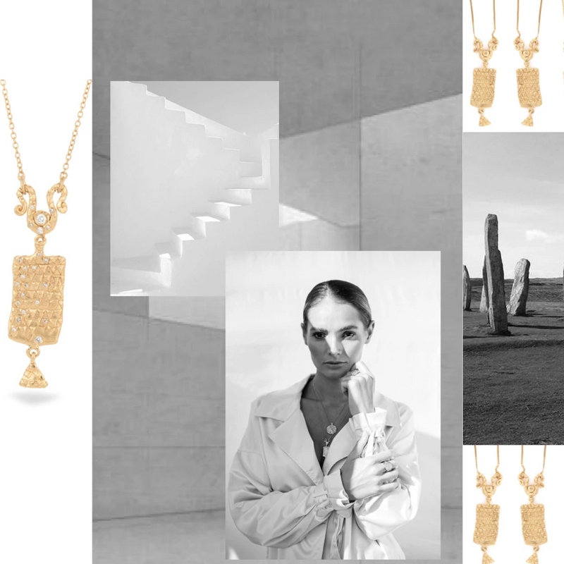 Loren Lewis Cole Jewellery Ancient Inspired Talismanic gold rustic unrefined sensual magical storytelling