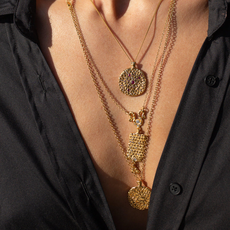 Loren Lewis Cole Jewellery Ancient Inspired Talismanic gold rustic unrefined sensual magical storytelling